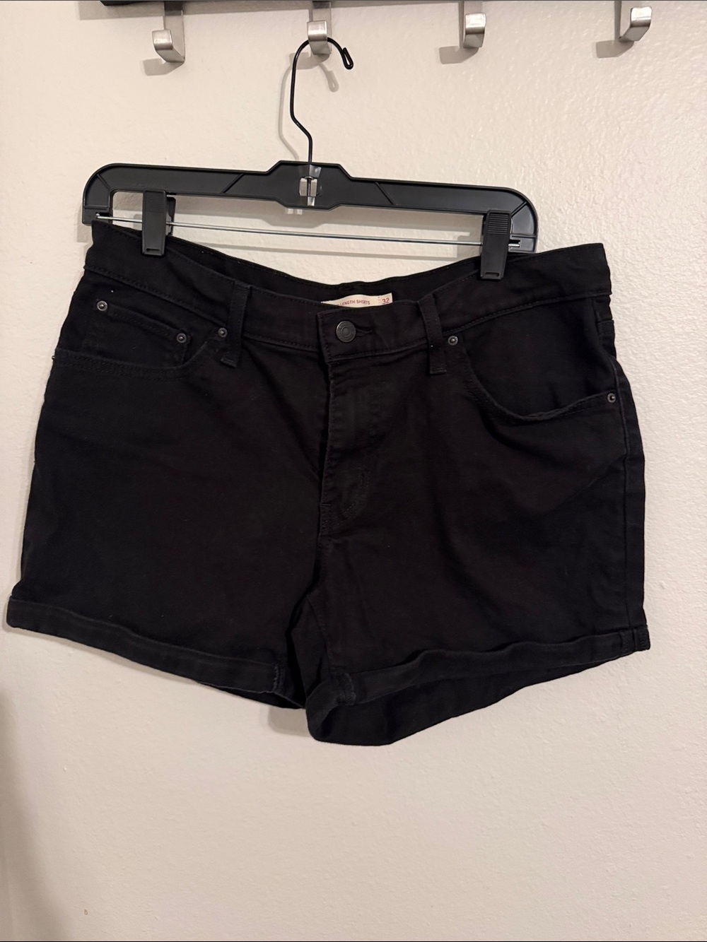 Levi's Black Women's Denim Shorts